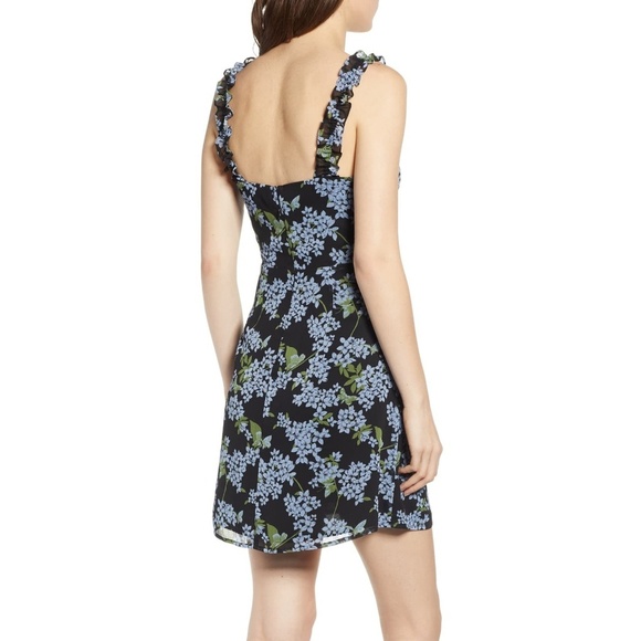 ALL IN FAVOR Stella Ruffle Strap Minidress sz M - Picture 8 of 8